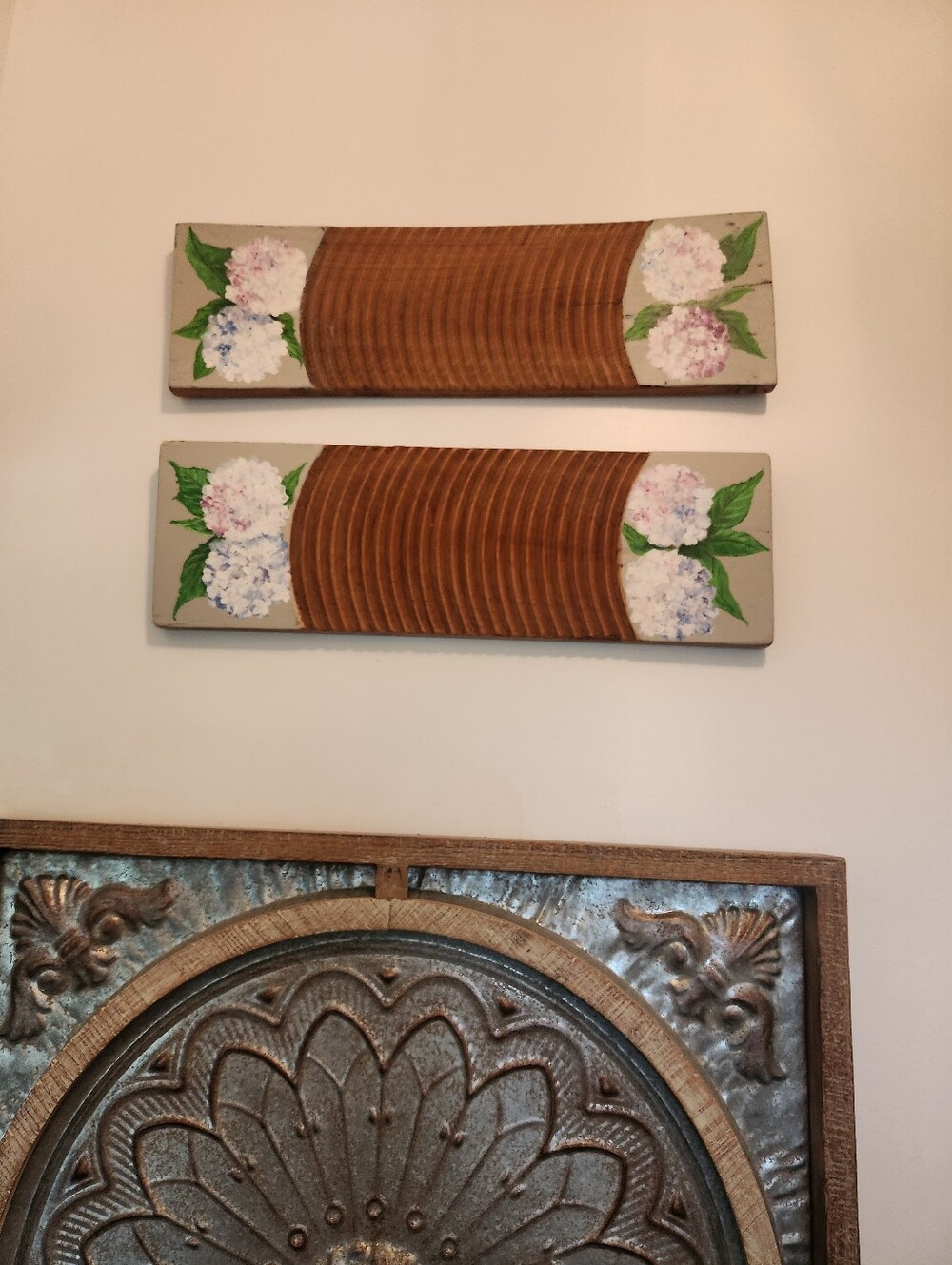 2 Hand Painted Washboards
